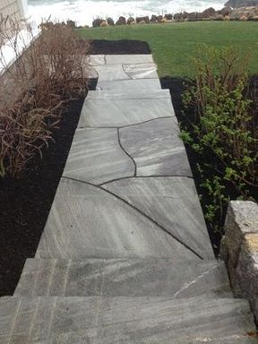 slate walkway