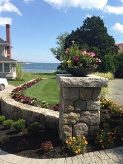 stone column driveway